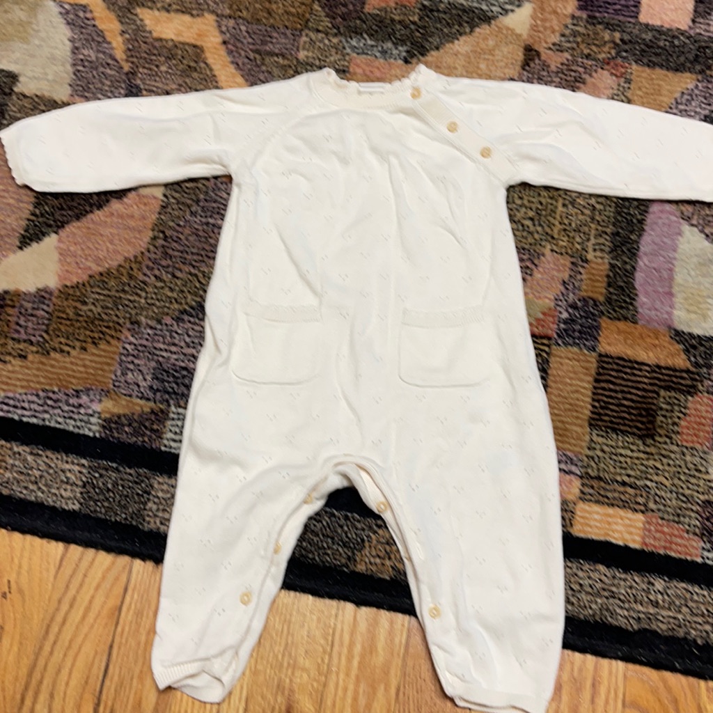 H&M Pointelle Knit Romper Size 6-9m